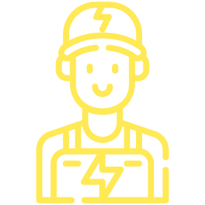 Icono de casco amarillo